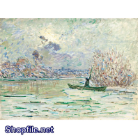 Tranh sơn dầu đánh bắt cá